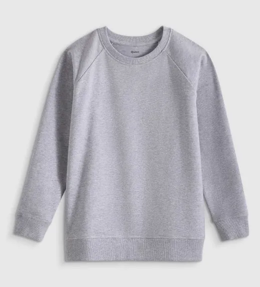 French Terry Crew Neck Sweatshirt